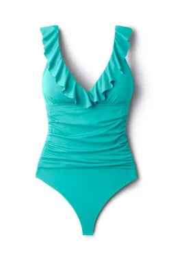 Ruffle One Piece Swimsuit