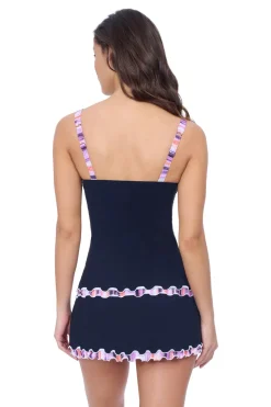 Ruffled Trim Tankini Top (D Cup)