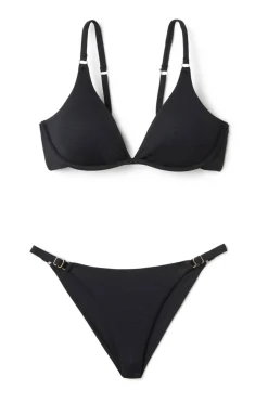 Ryan Textured Underwire Bikini Top