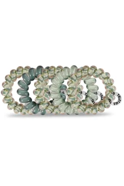 Sage Swirl 5-Pack Mini Hair Ties