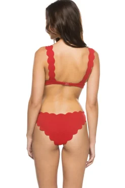 Santa Clara Scallop Bikini Top