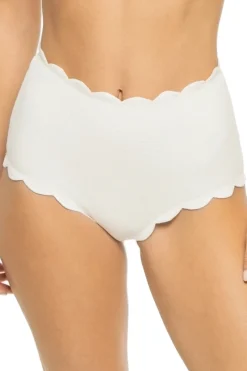 Santa Monica Scallop High Waist Bikini Bottom