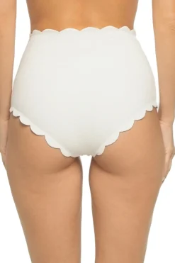 Santa Monica Scallop High Waist Bikini Bottom