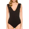 Scallop One Piece Swimsuit