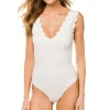 Scallop One Piece Swimsuit