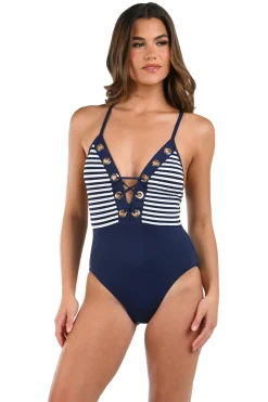 Set Sail Plunge One Piece Swimsuit