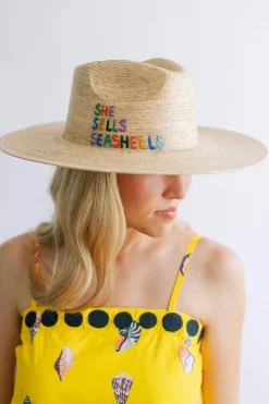 She Sells Seashells Palm Hat