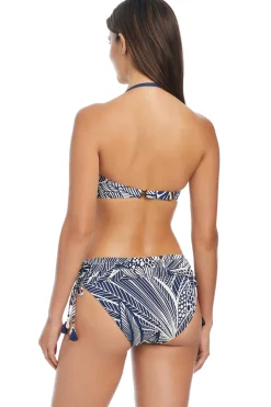 Shirred Bandeau Bikini Top