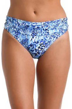 Shirred Banded Hipster Bikini Bottom