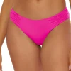 Shirred Tab Side Hipster Bikini Bottom