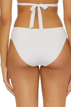 Shirred Tab Side Hipster Bikini Bottom