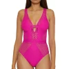 Show & Tell Plunge One Piece Swimsuit