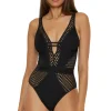 Show & Tell Plunge One Piece Swimsuit