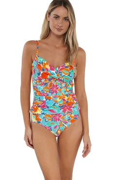 Simone Convertible Strap Tankini Top