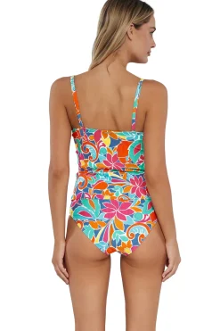 Simone Convertible Strap Tankini Top