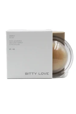 Simply Nude Non-Adhesive Silicone Nipple Concealers Fair Small