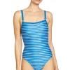 Square Neck One Piece Swimsuit