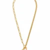 Stacie Toggle Chain Coin Necklace