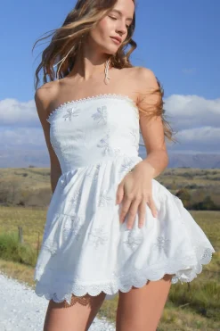 Stardust Strapless Mini Dress