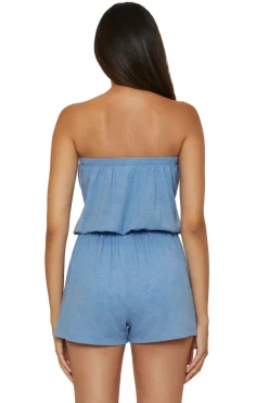 Strapless Romper