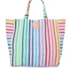 Striped Cotton Tote