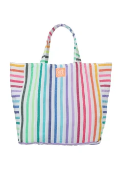 Striped Cotton Tote
