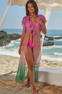 Sunset Ombre Long Kimono