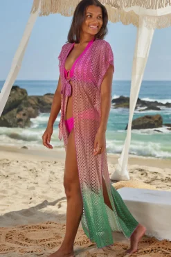 Sunset Ombre Long Kimono