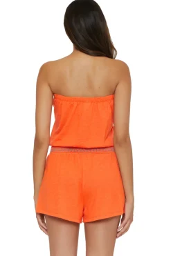 Sunset Strapless Romper