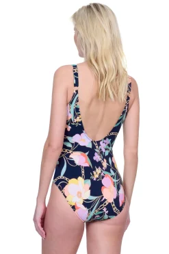 Surplice One Piece Swimsuit