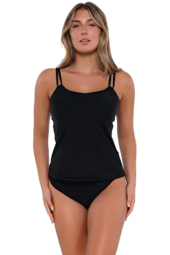 Taylor Molded Underwire Bra Tankini Top (D+ Cup)
