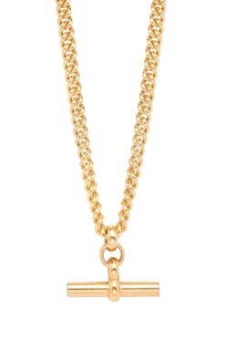 T-Bar Curb Link Necklace