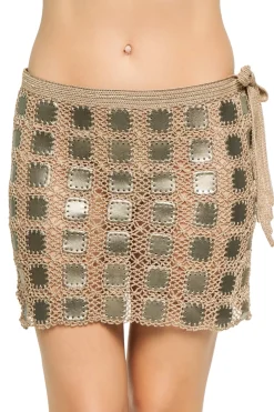 Terra Crochet Mini Skirt