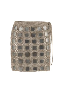 Terra Crochet Mini Skirt