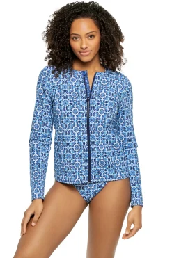 Terrazzo Tile Rash Guard