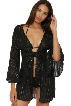 Tie Front Kimono