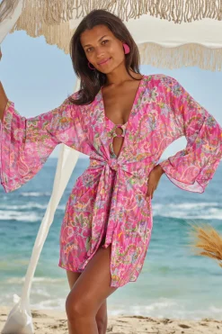 Tie Front Kimono