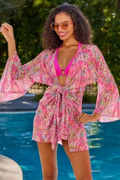 Tie Front Kimono
