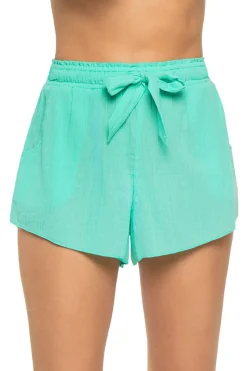 Tie Front Shorts