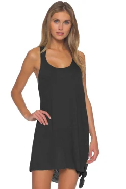 Tie Side Scoop Mini Dress