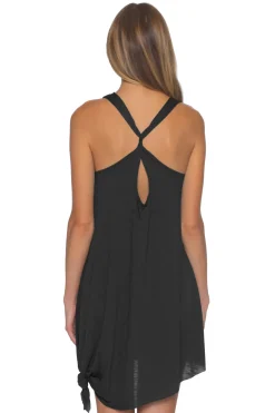 Tie Side Scoop Mini Dress