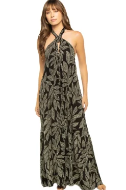 Twist Halter Maxi Dress