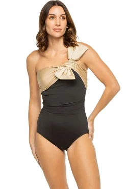 Underwire Asymmetrical One Piece Swimsuit