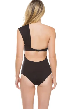 Venice Knot Tie Asymmetrical One Piece Swimsuit