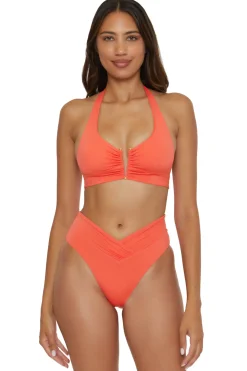 Viviana Halter Banded Bikini Top