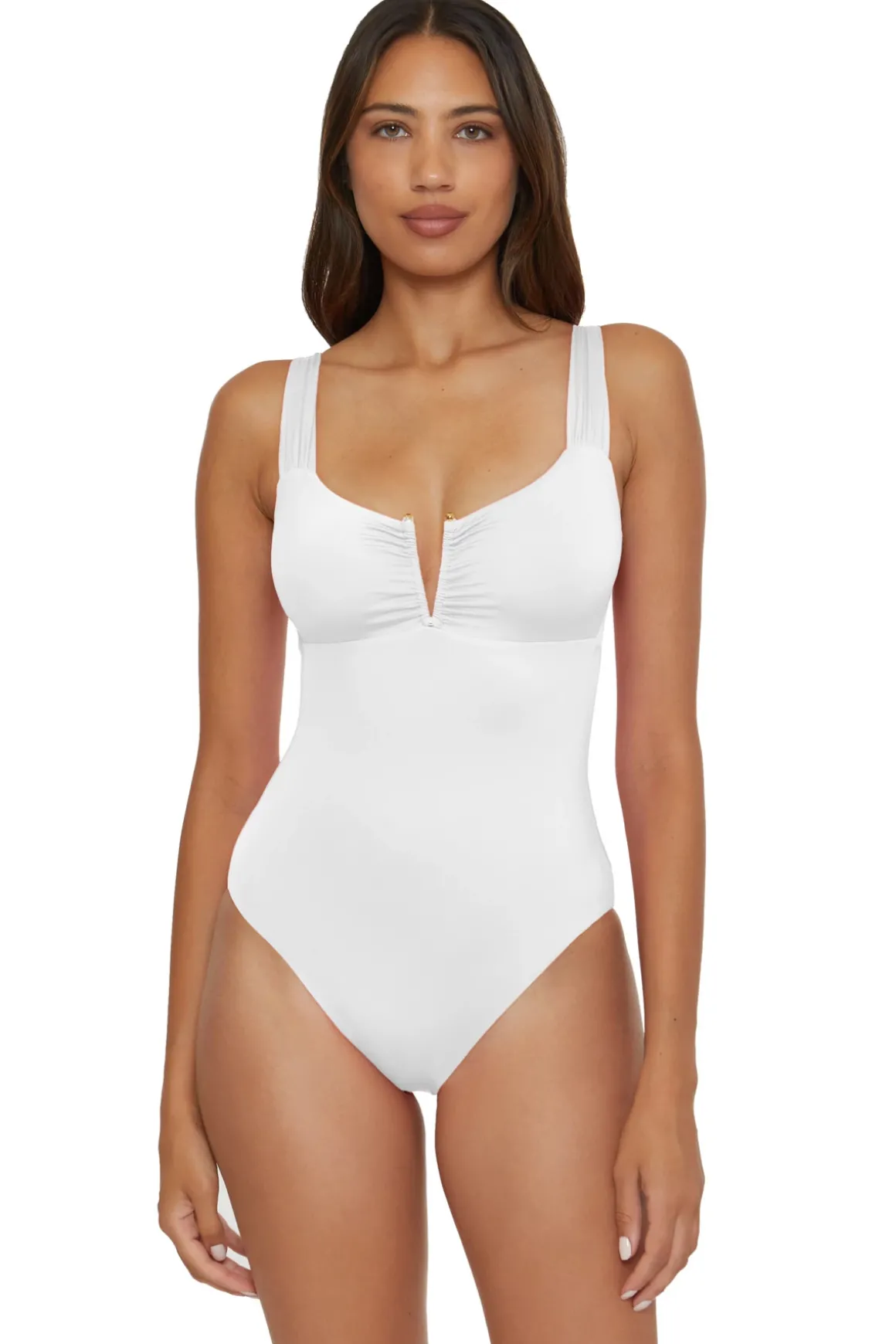Viviana V-Front One Piece Swimsuit