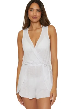V-Neck Surplice Romper