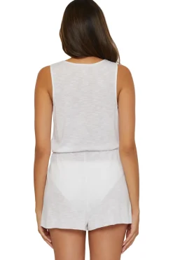 V-Neck Surplice Romper