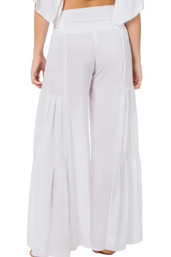 Wide Leg Bow Tie Pants