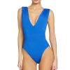 Wide Strap One Piece Swimsuit